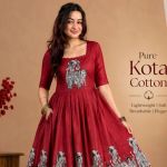 Ethnic Motifs Printed Cotton Maxi Dress