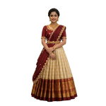 New latest Pattu lehnega Readymade Half Saree