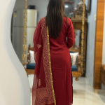 Designer Women's Rayon Viscose Straight fit Printed Embroidered Kurta with Pant & Dupatta | Ethnic Kurta Set for Women | Daily, Office & Festive Tradi