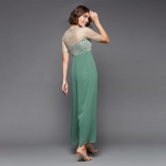 Women's Self Design Cut-Out Georgette Jumpsuit