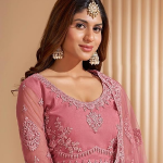 Women's Semi Stitched satin blend Lehenga Choli with Embroidered Pattern Unstitched Blouse and Dupatta Set | Women's Lehenga Cholis