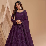 Women's Semi Stitched satin blend Lehenga Choli with Embroidered Pattern Unstitched Blouse and Dupatta Set | Women's Lehenga Cholis